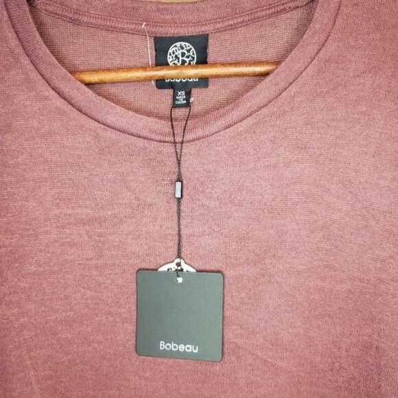 Bobeau Fleece Side Button Pullover Sweater - Picture 7 of 10